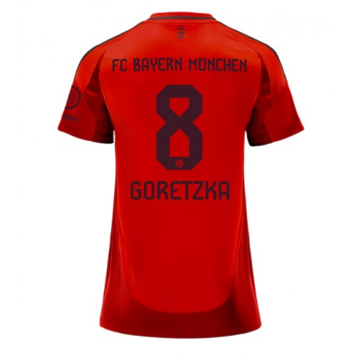 Dres Bayern Munich Leon Goretzka #8 Domaci za Žensko 2024-25 Kratak Rukav